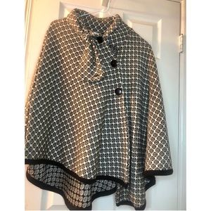 Winter sweater cape/jacket